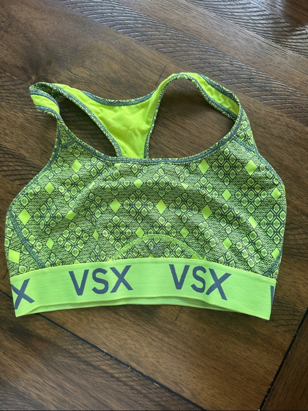 VSX Neon Lime Racerback Sports Bikini Top